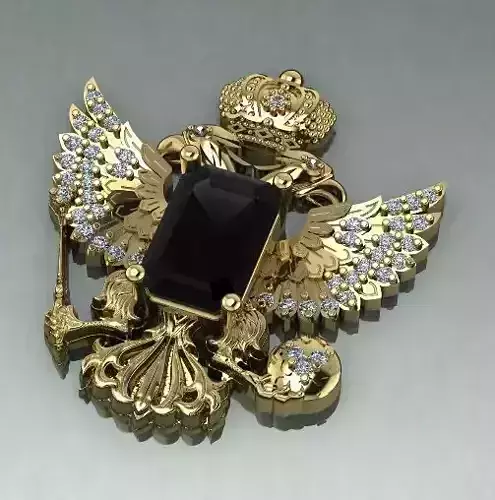 Coat of arms of Russia Model 1272 3D print model Coat of arms of Russia Model 1272 3D print model