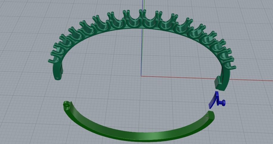 Bracelet Model 1290 3D print model_8