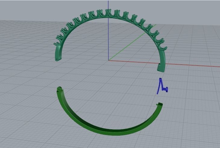 Bracelet Model 1290 3D print model_6