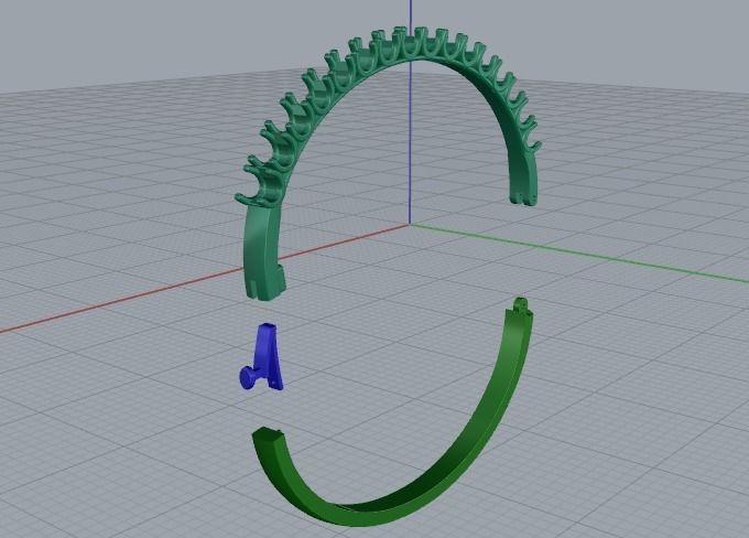 Bracelet Model 1290 3D print model_7
