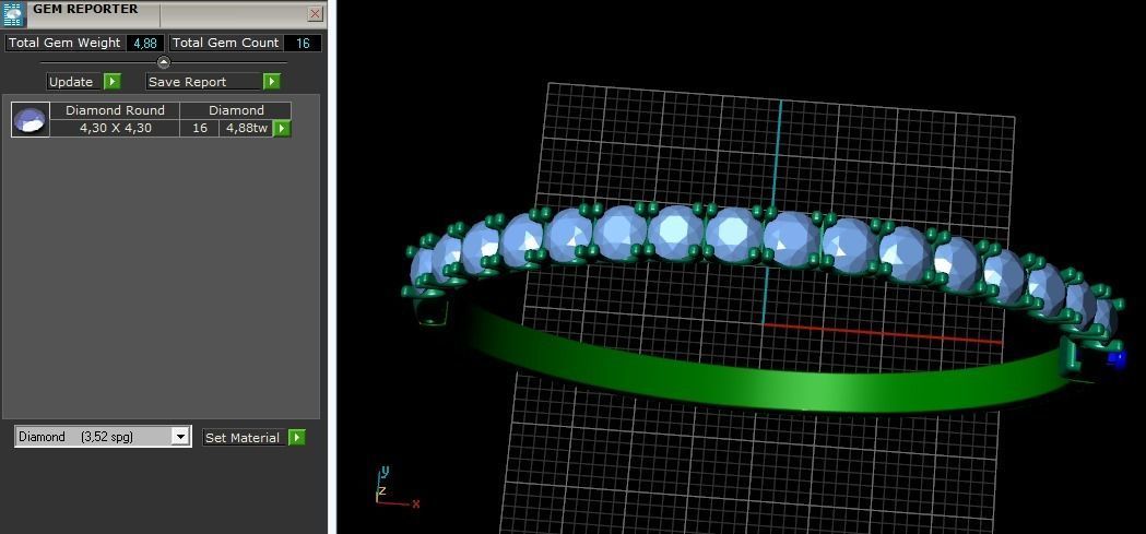 Bracelet Model 1290 3D print model_3