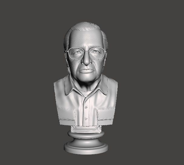 Olavo de Carvalho Escultura Busto 3d 3D print model_4