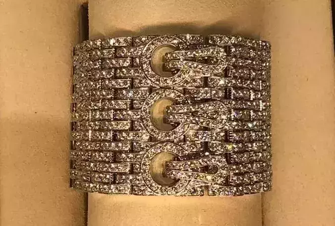 Cuff bracelet Model 1303 3D print model