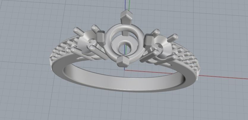 Ring Model 1300 3D print model_10