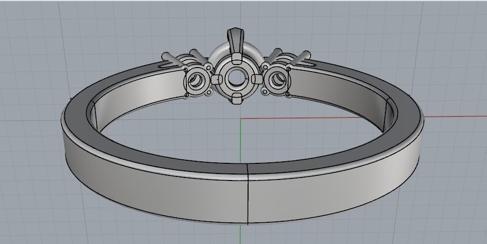 Ring Model 1300 3D print model_8