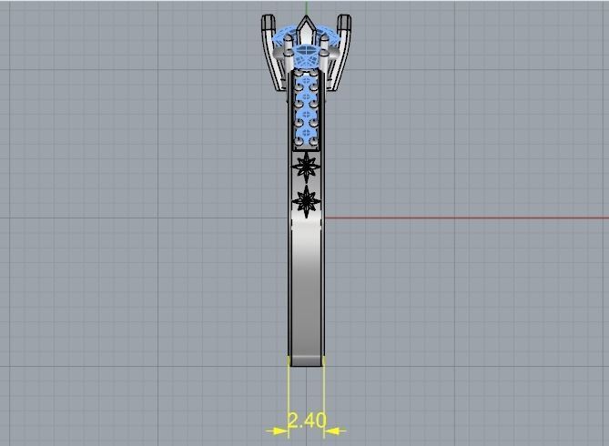 Ring Model 1300 3D print model_5
