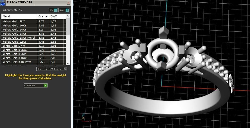 Ring Model 1300 3D print model_2