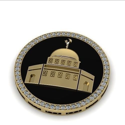 Pendant mosque Model 1311 3D print model