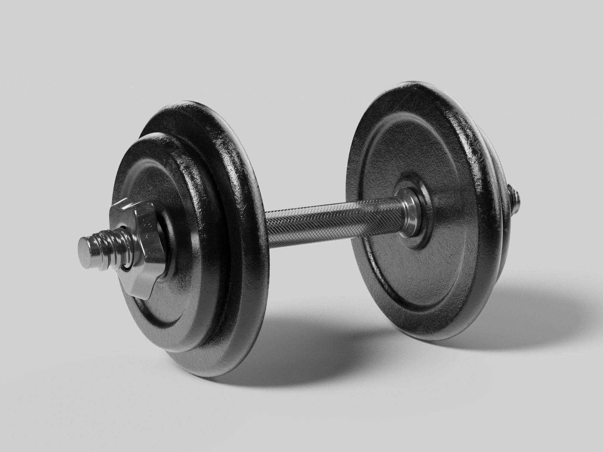Dumbell 3D model_1