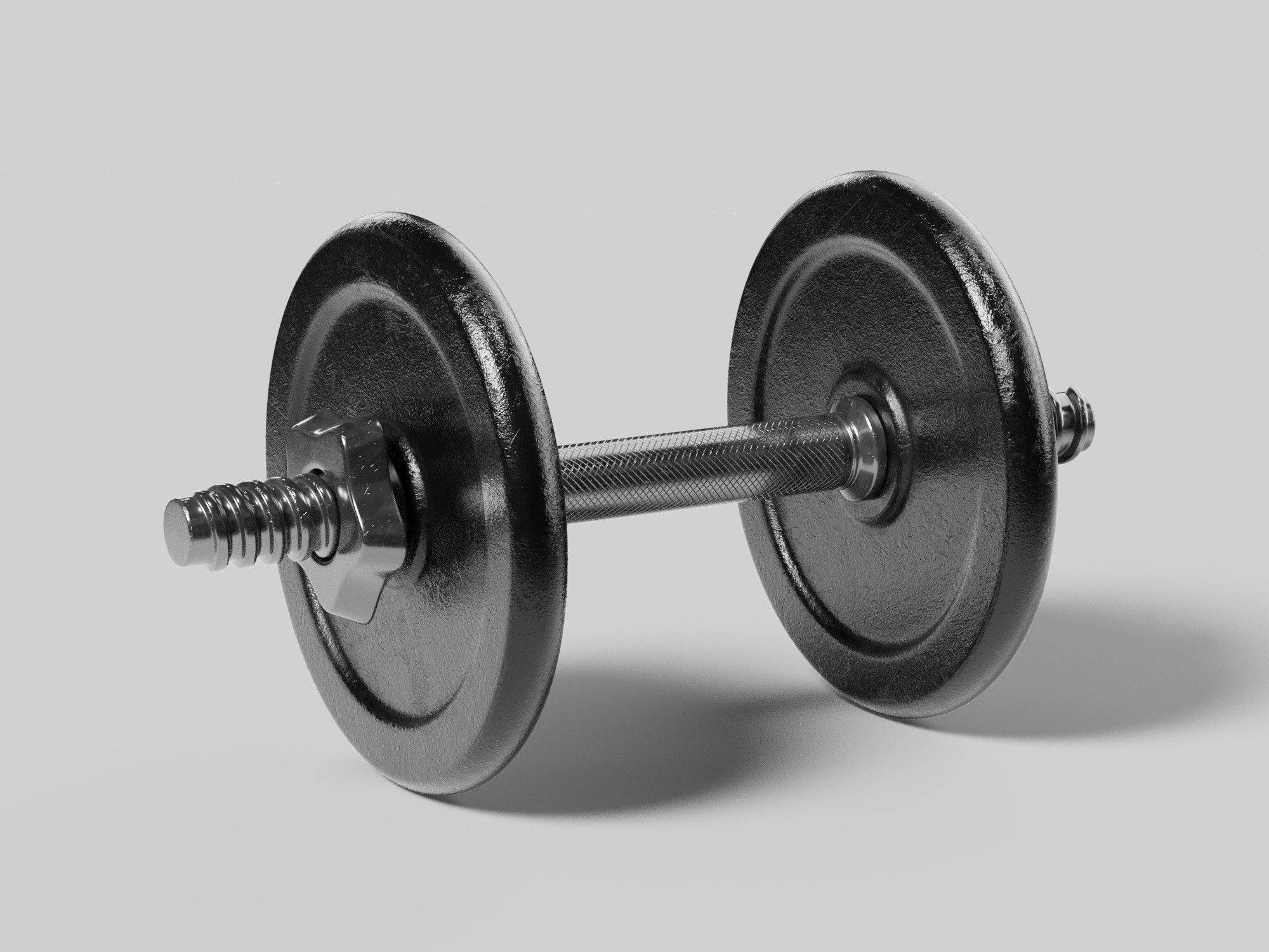 Dumbell 3D model_2