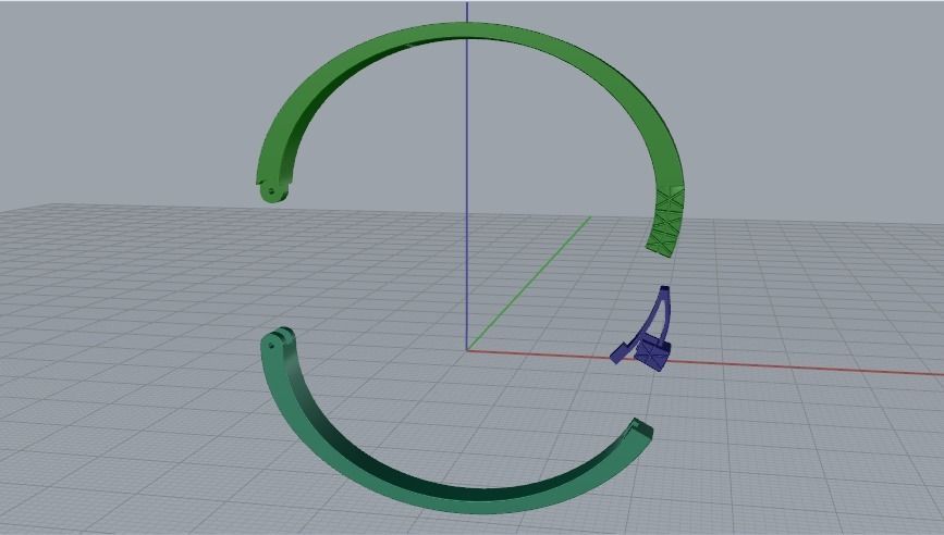 Bracelet Model 1306 3D print model_5