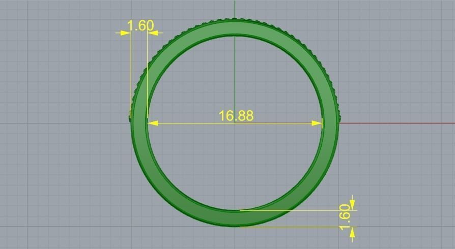 Ring Model 1321 3D print model_4
