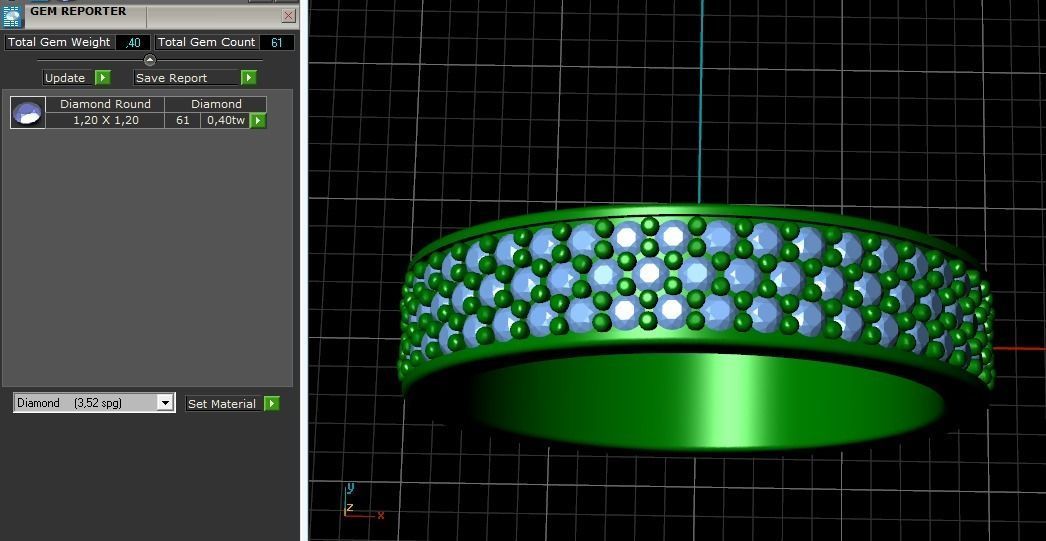 Ring Model 1321 3D print model_3