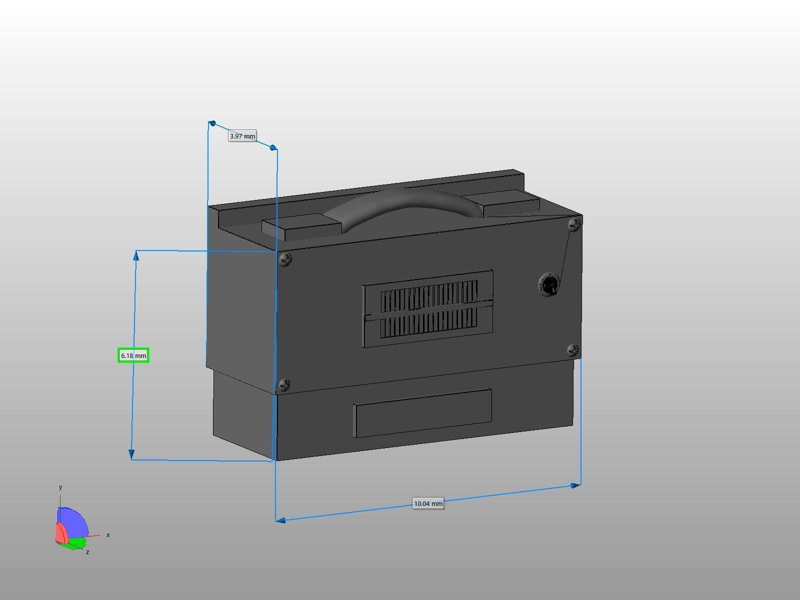 Vintage TV years 1930 - 1950 - 1-35 scale accessory for dioramas 3D print model_1