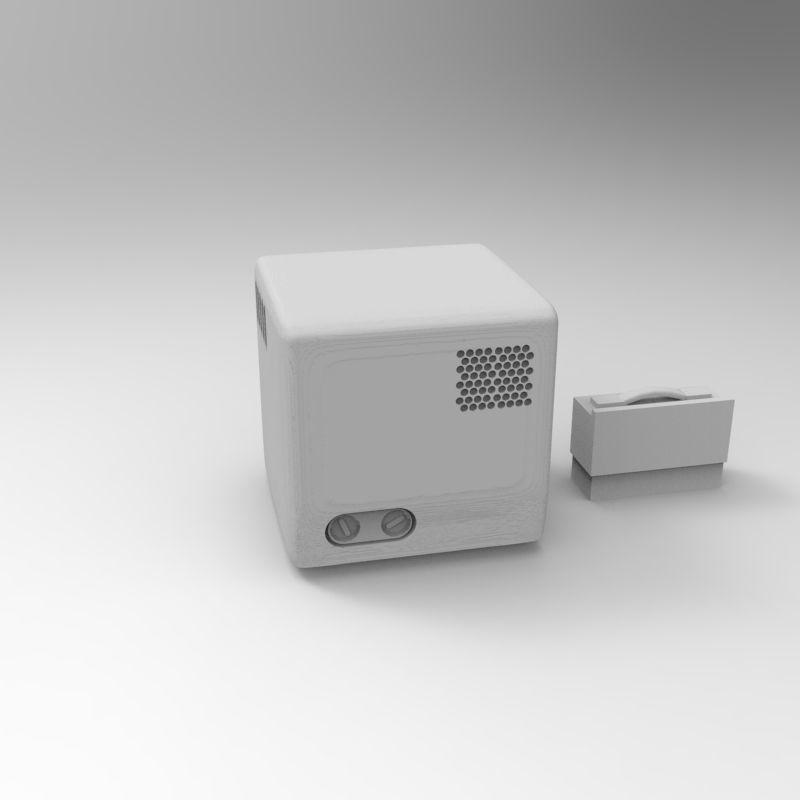 Vintage TV years 1930 - 1950 - 1-35 scale accessory for dioramas 3D print model_19