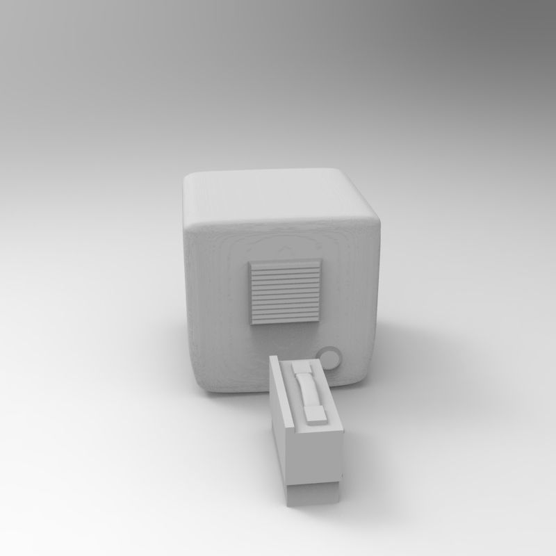 Vintage TV years 1930 - 1950 - 1-35 scale accessory for dioramas 3D print model_8