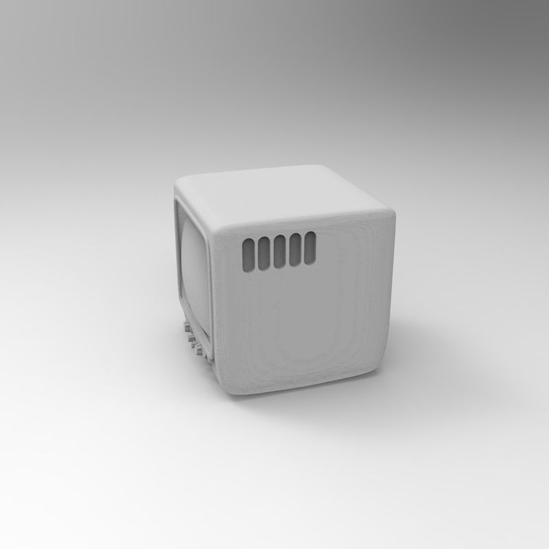 Vintage TV years 1930 - 1950 - 1-35 scale accessory for dioramas 3D print model_15