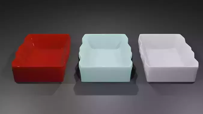 Nuts Bowl - Nuts Bowl 3D Model - Games ready