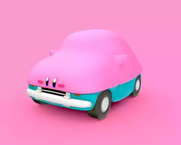 Kirby car - 3D print