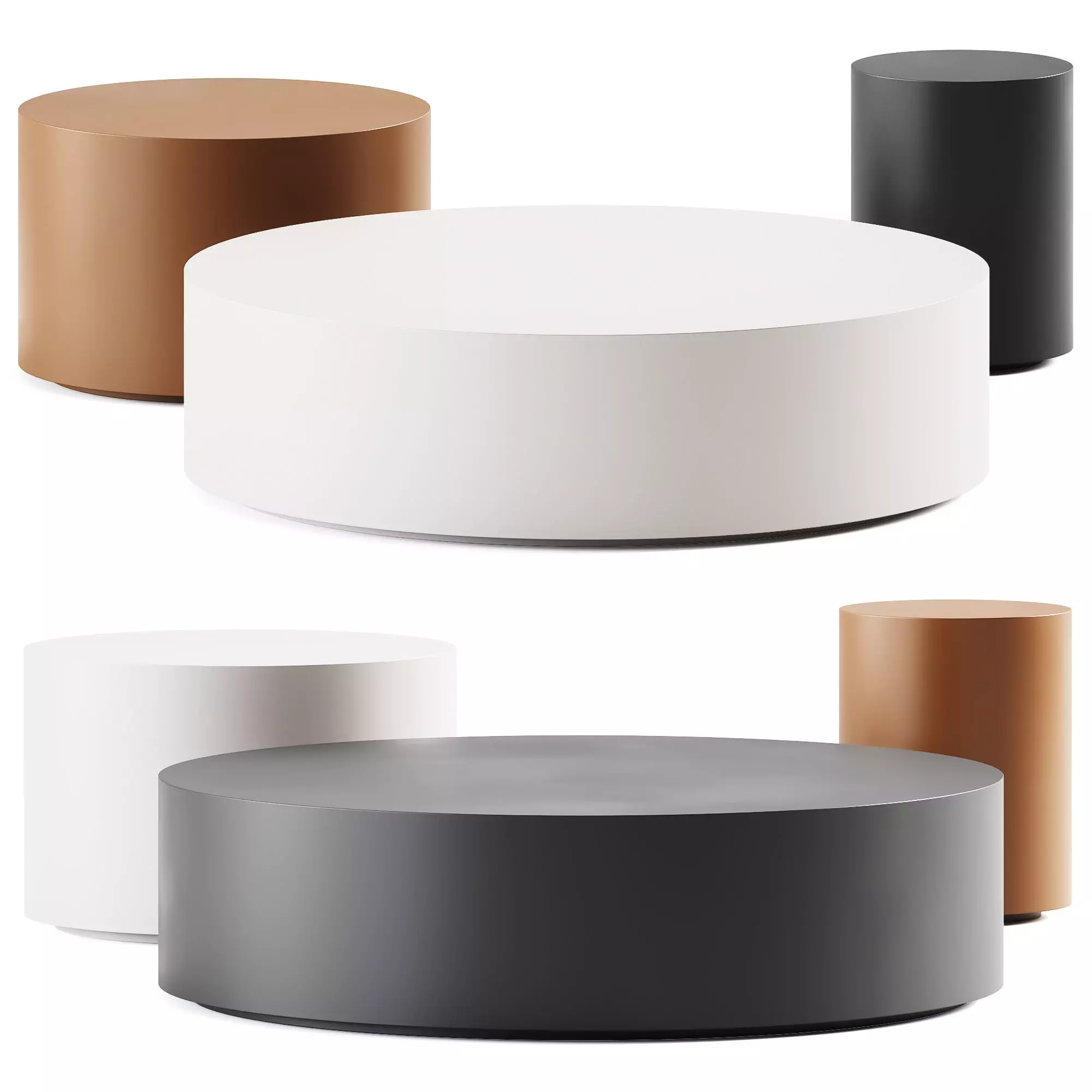 Dial Outdoor Coffee Table by Cridea 3D model_0