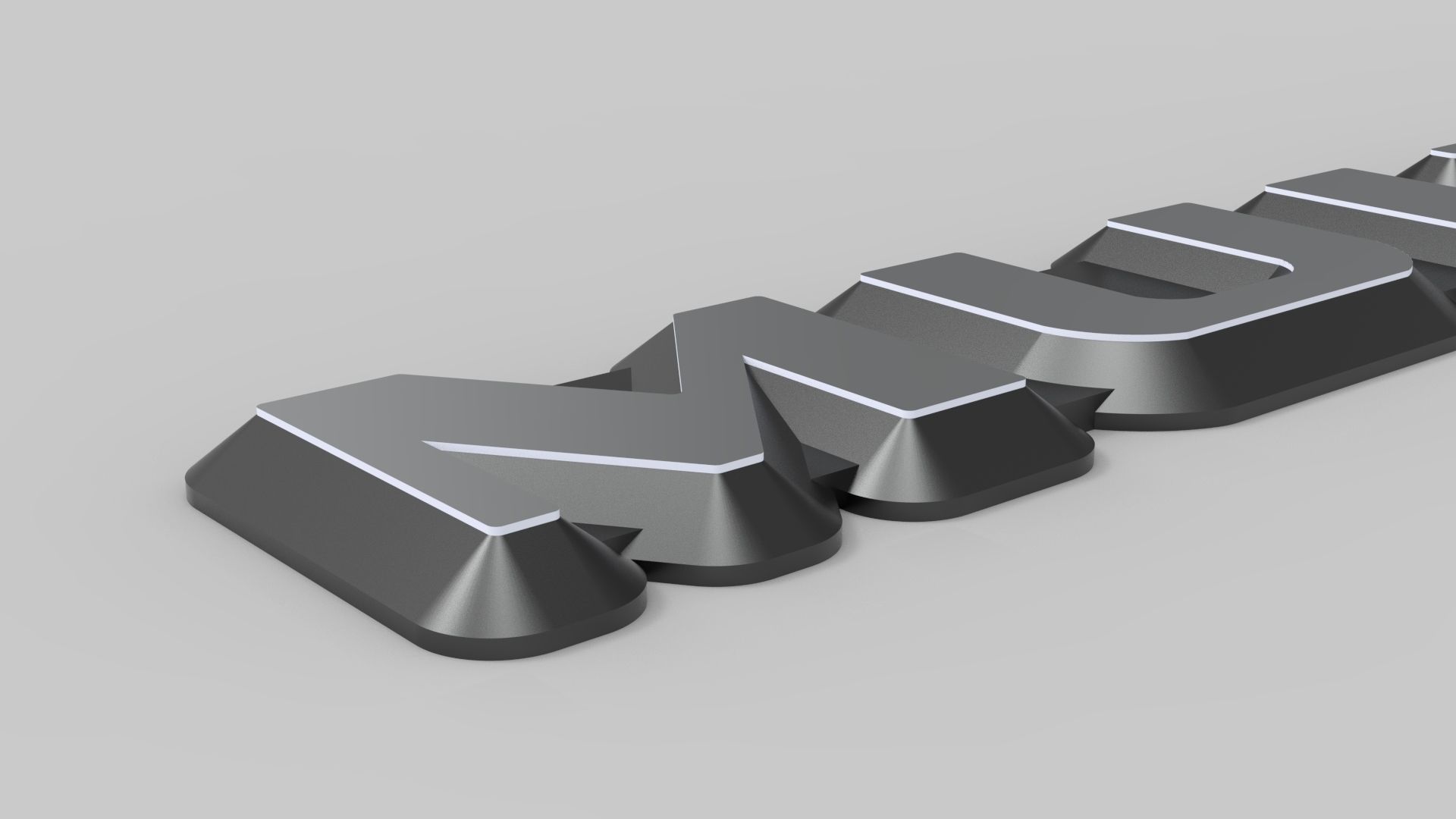 MULTIVAN CARAVELLE logos car modification  3D print model_4