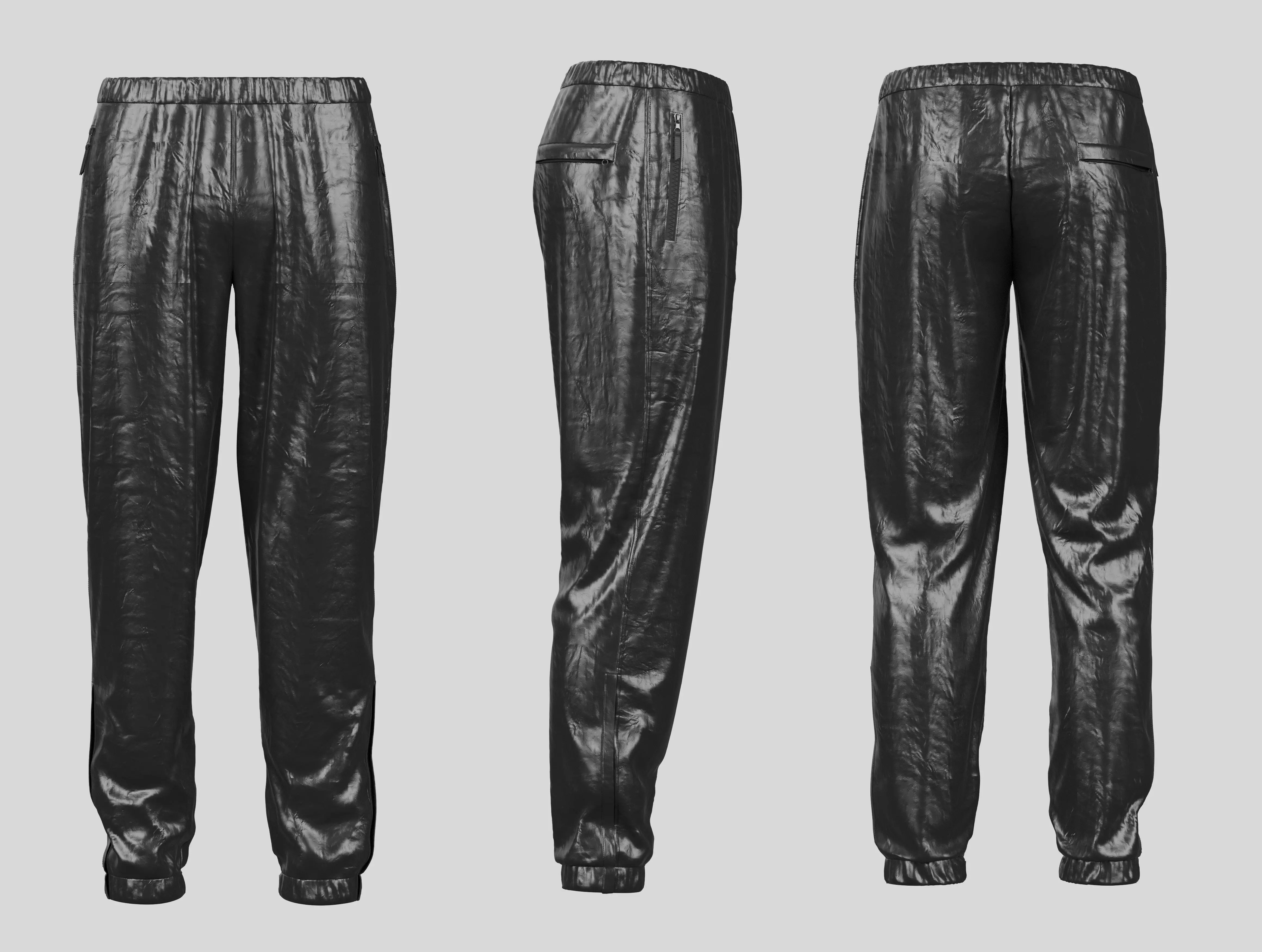 Nylon Pant 3D model