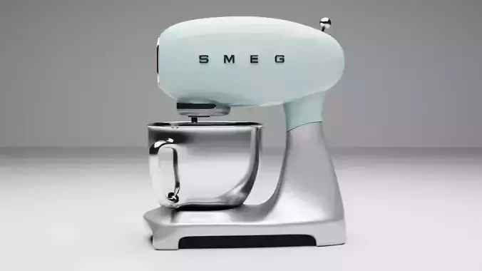 Stand mixer Retro-style 3D model