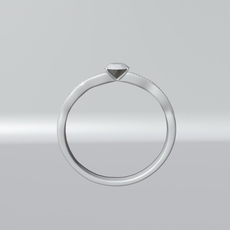 Emerald Ring Free 3D model_7