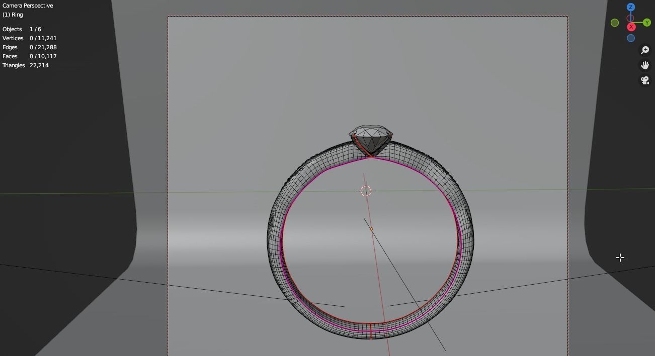 Emerald Ring Free 3D model_6