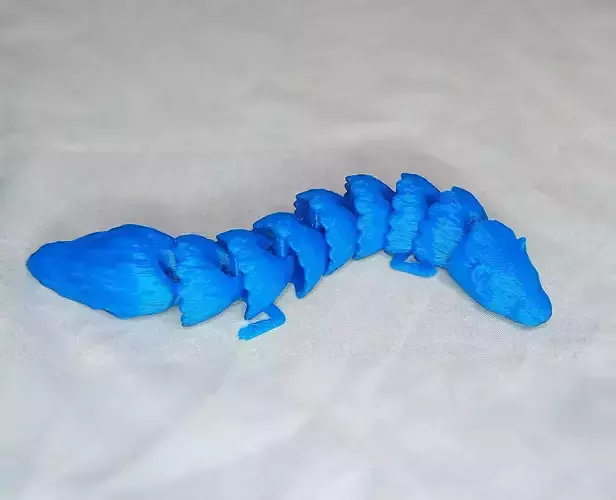 FLEXI FERRET - LONG BOY - PRINT-IN-PLACE 3D print model