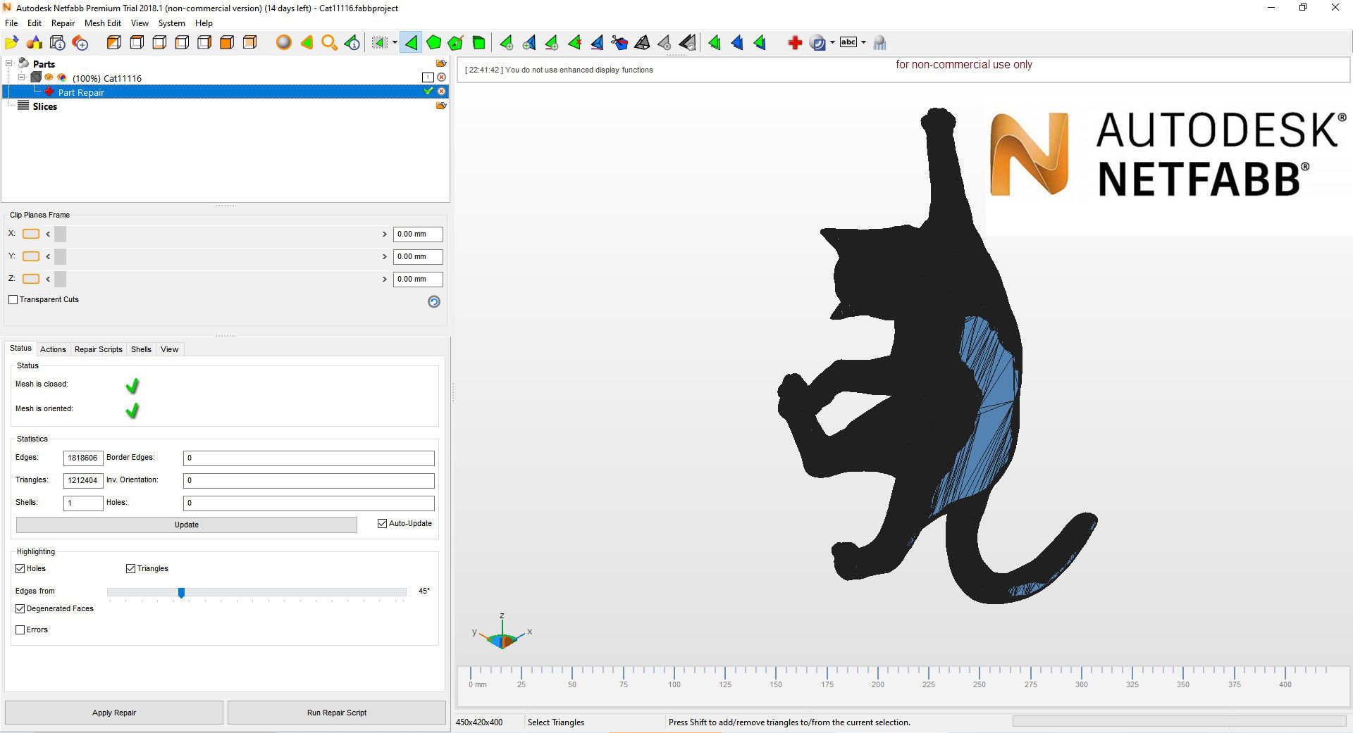 Cat for 3D printing  3D print model_10