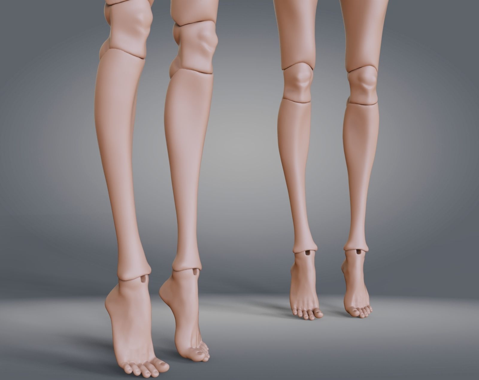 3D print BJD Doll articulateddolls bjdprinting balljointeddoll 3D print model_10