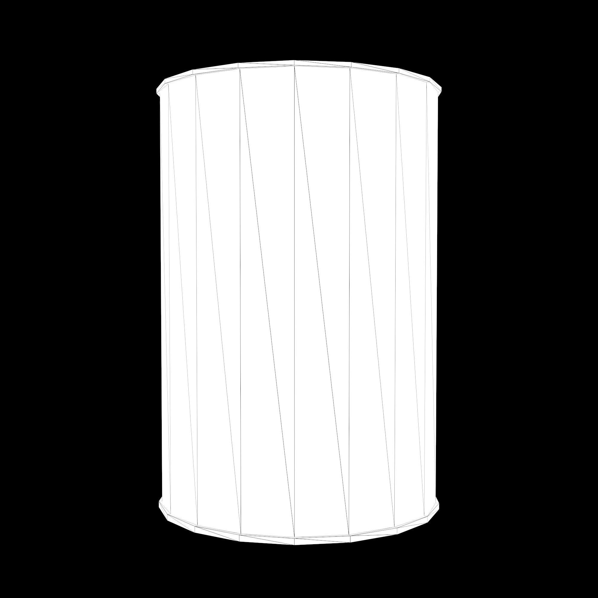 Collection of metal barrels Low-poly 3D model Low-poly 3D model_18