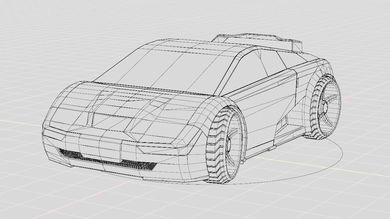 Sport car  Free 3D model_18