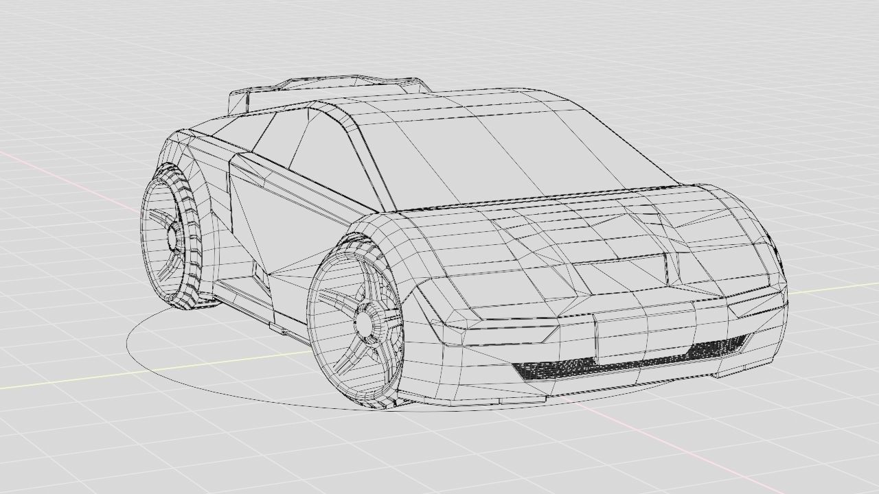 Sport car  Free 3D model_17