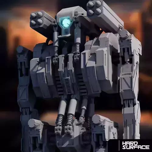 Sci Fi Robot Full Unit 3D model