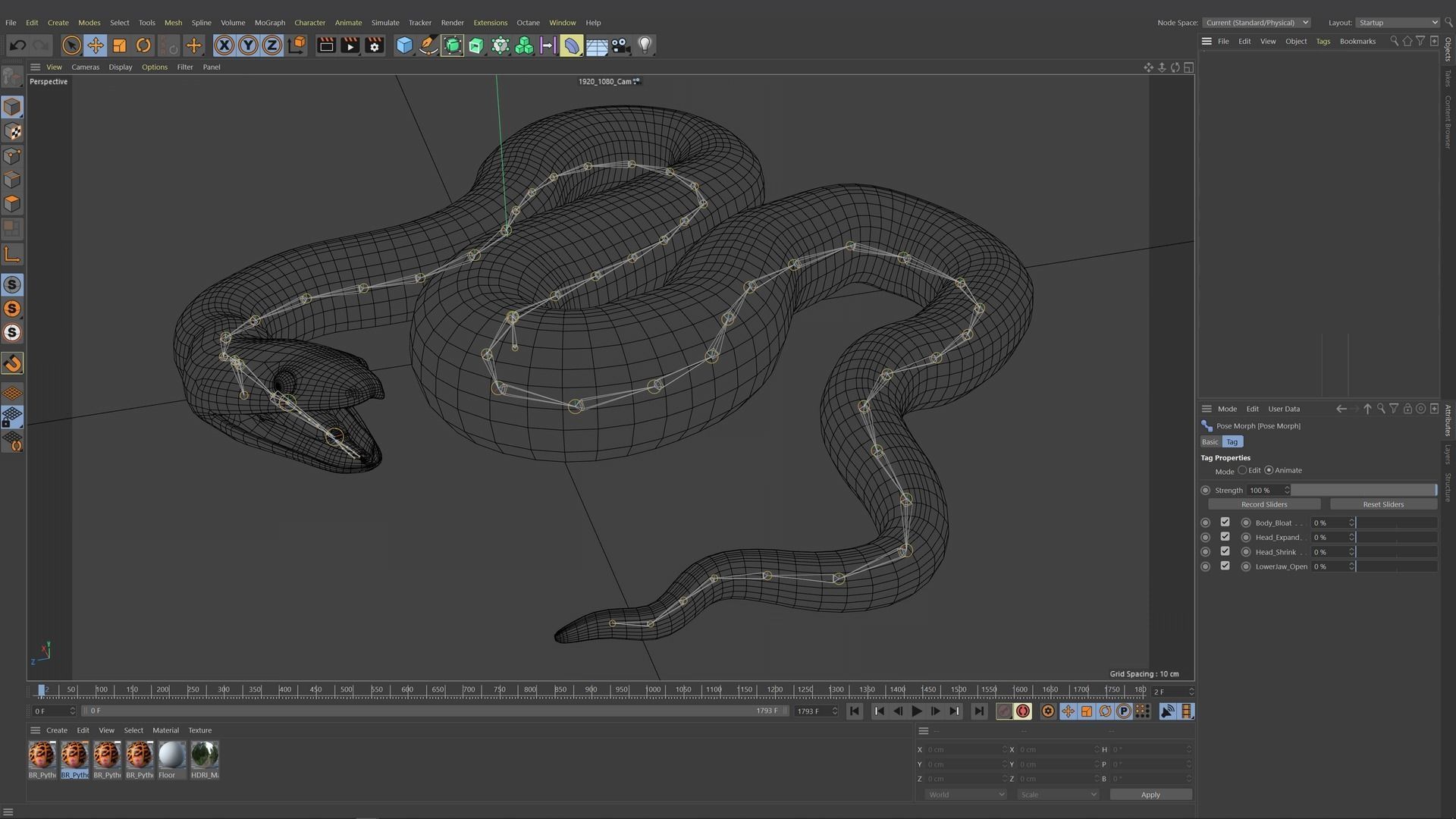 3D model Animated Bismarck Ringed Python VR / AR / low-poly | CGTrader