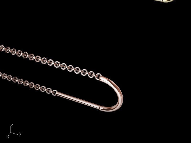 thread and needle pear drop earrings stl verified 3D print model_5