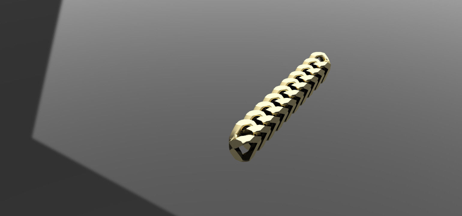 Cuban link 3D print model_1