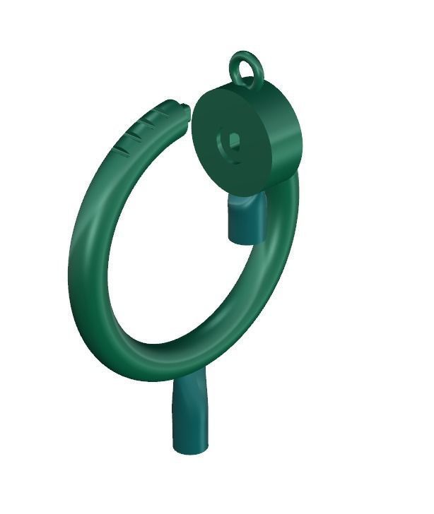 Screw Pendant  3D print model_14