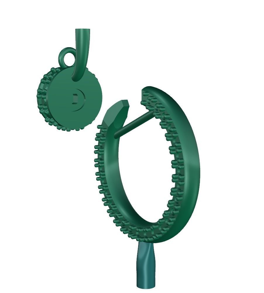 Screw Pendant  3D print model_10