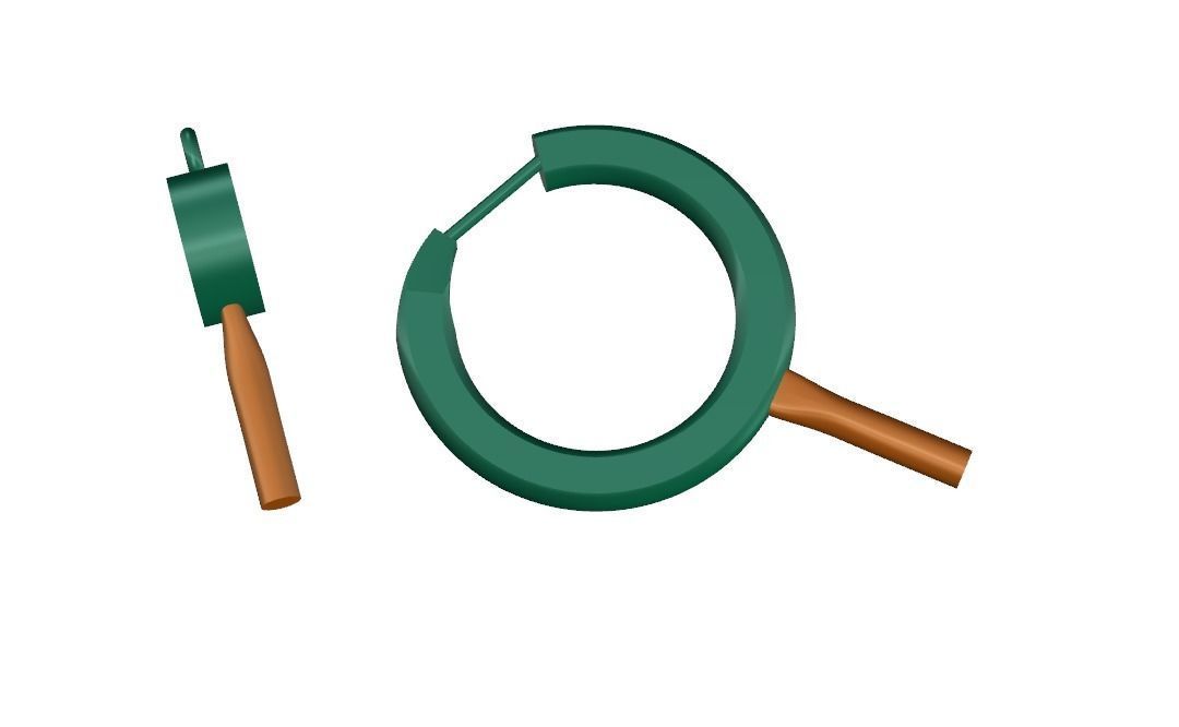 Screw Pendant  3D print model_9