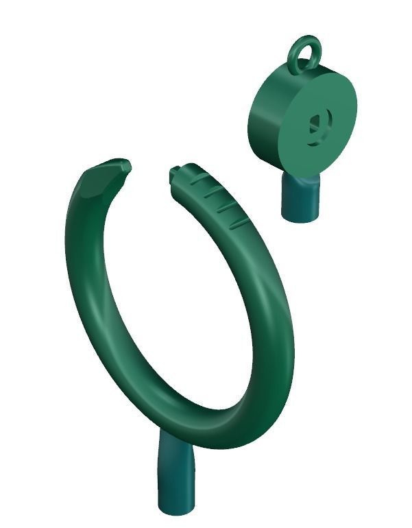 Screw Pendant  3D print model_15