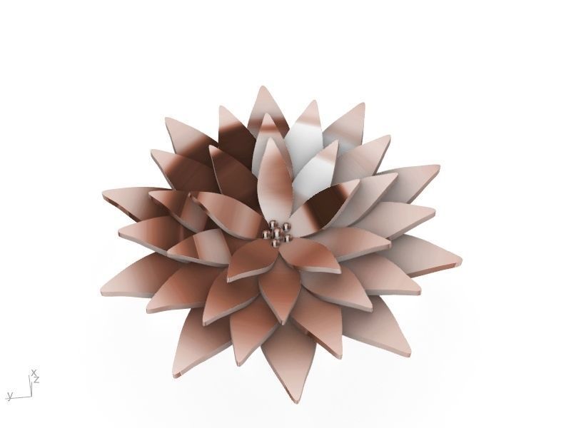 lotus ring stl verified  3D print model_11