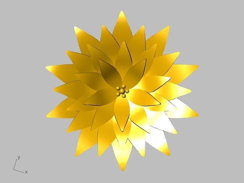 lotus ring stl verified  3D print model_22