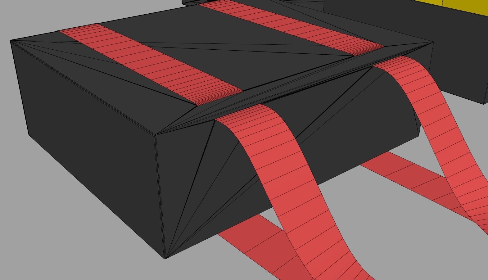 Box with Double Strip 3D model_6
