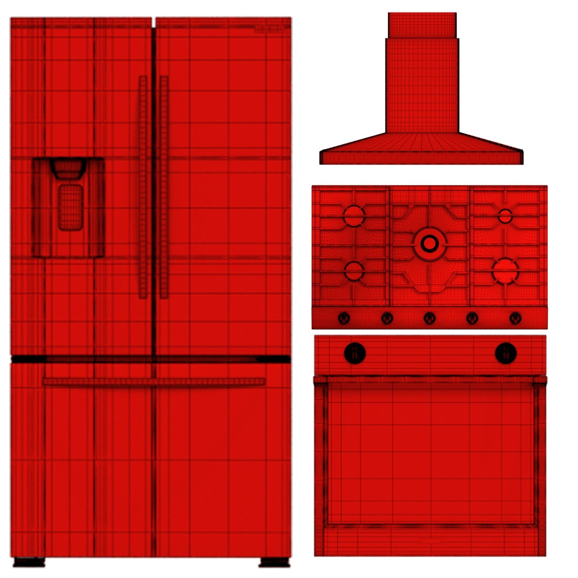 Samsung smart kitchen appliance 3D model_2