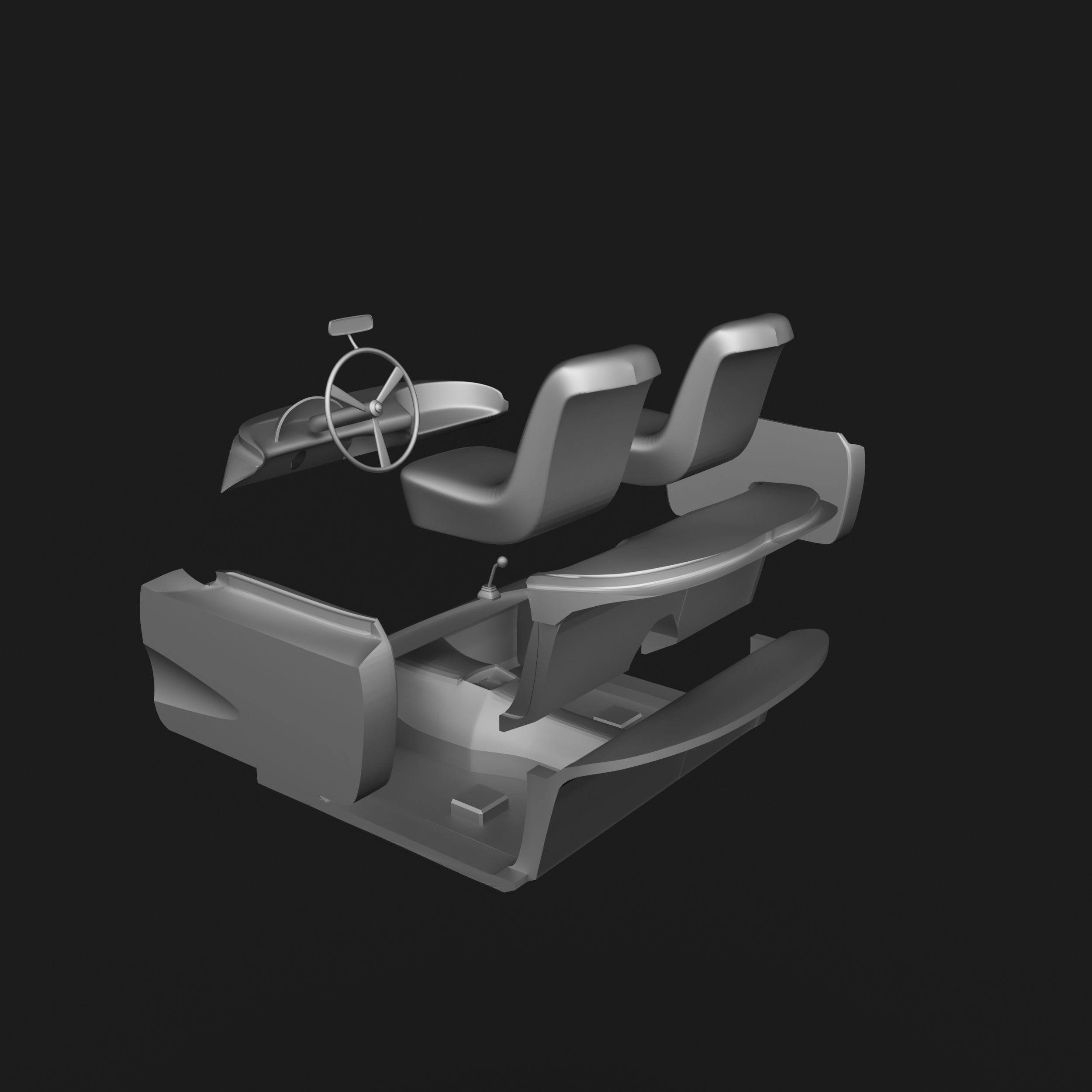 Chevrolet Corvette C1 Ready to Print STL Files 3D print model_25