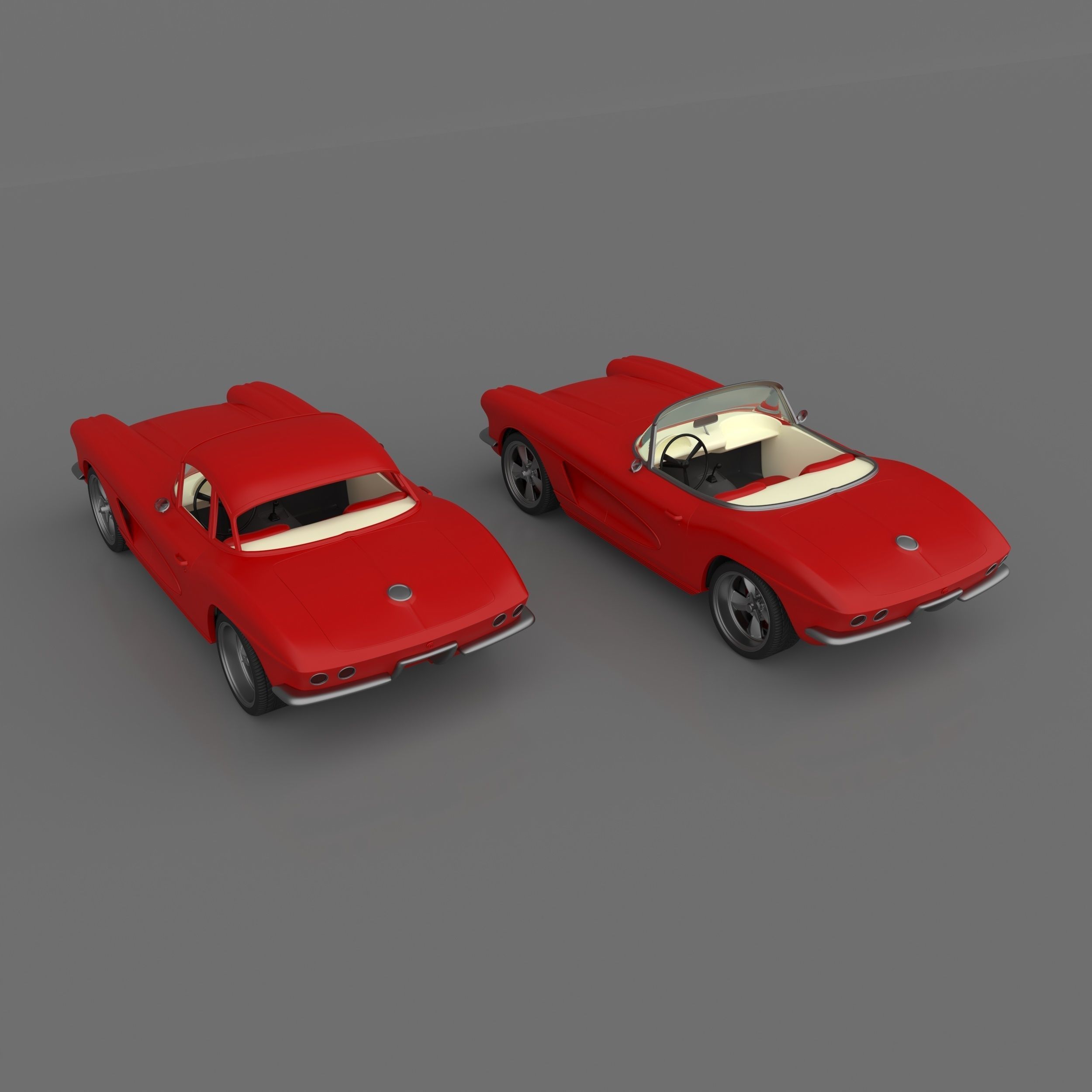 Chevrolet Corvette C1 Ready to Print STL Files 3D print model_2