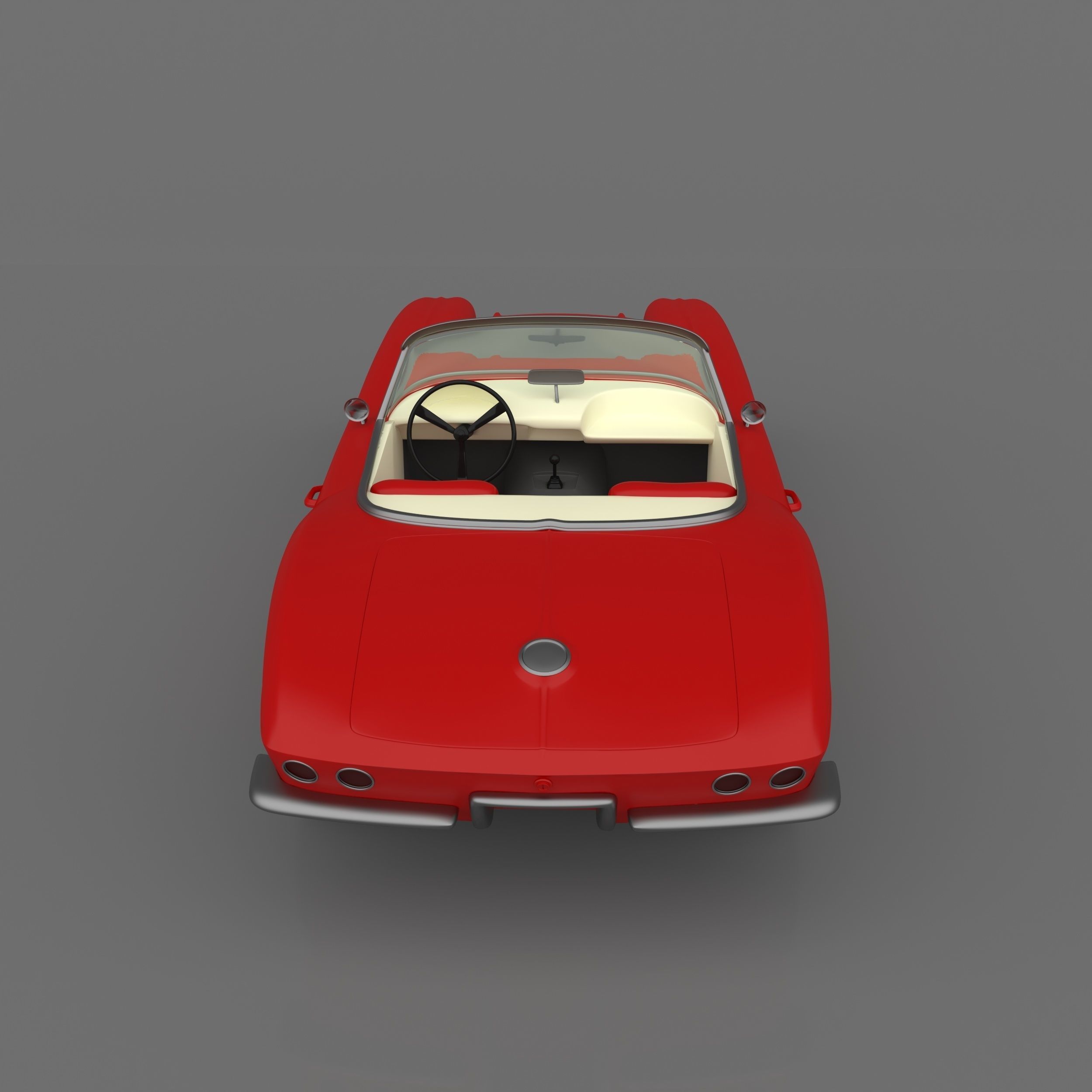 Chevrolet Corvette C1 Ready to Print STL Files 3D print model_6